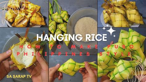 How to Make Puso (Hanging Rice) .